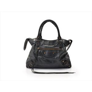 Balenciaga The Town Moss Green Lambskin